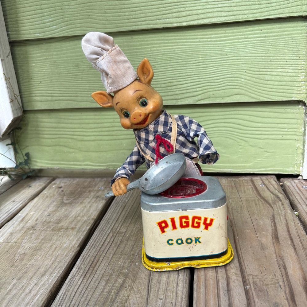 Yonezawa 1950’s Piggy Cook Toy
